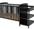 black-crib-with-changing-table-attached